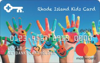 Image of a KidsCard debit card